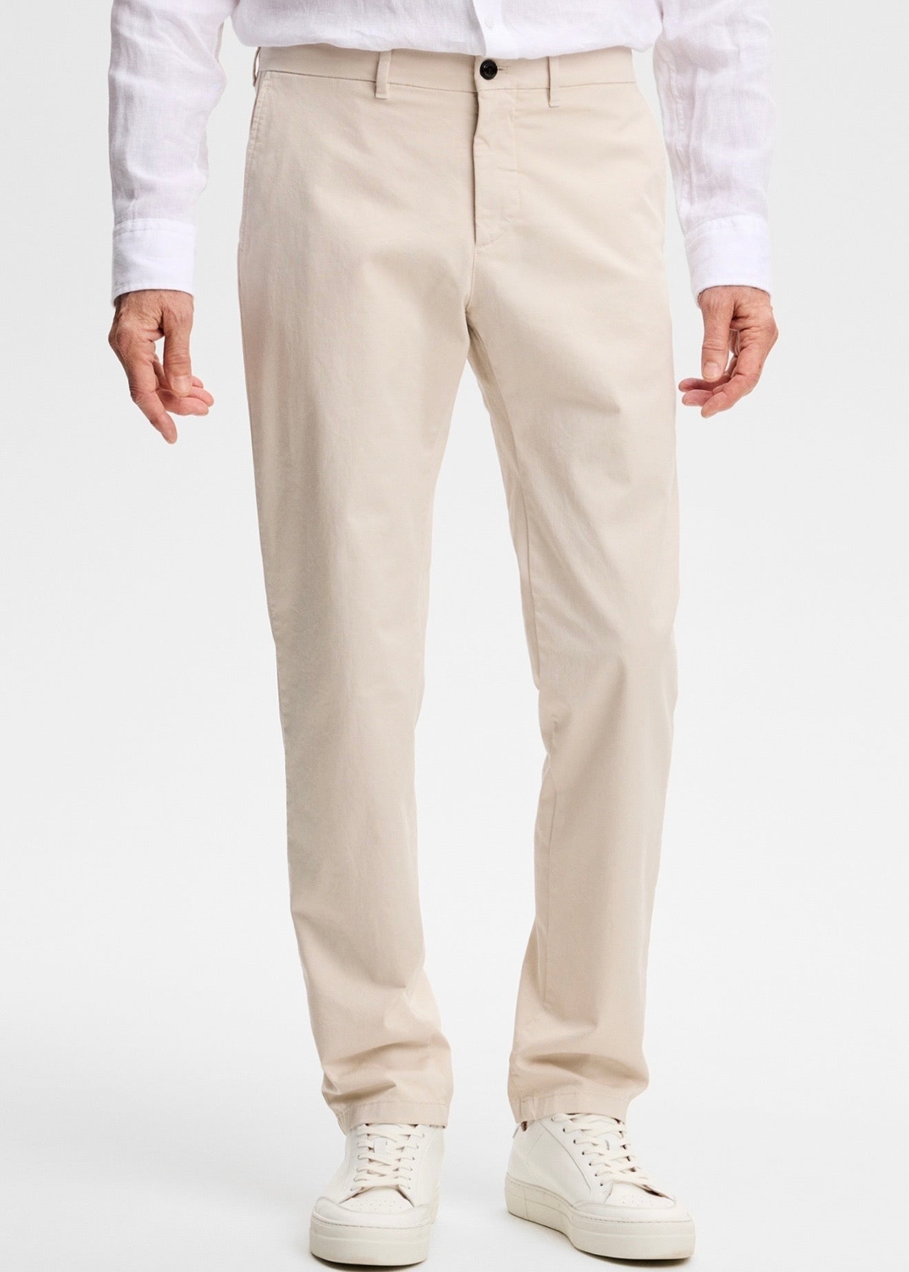 Chaze Cotton Stretch Pants Moonbeam