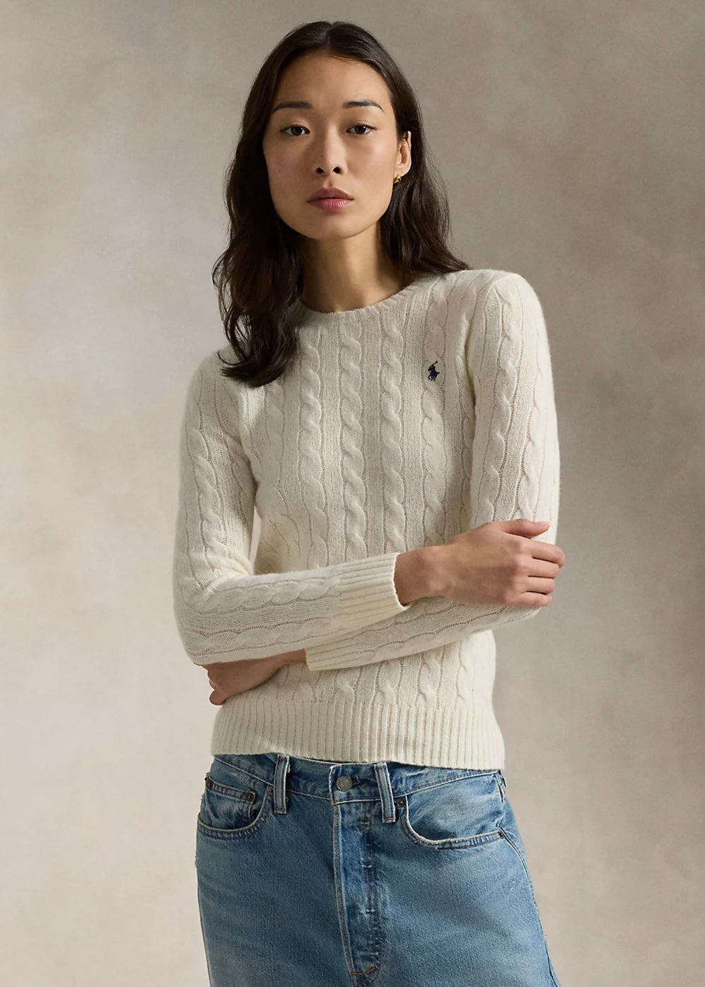 Polo Ralph Lauren Julianna sweater - Authentic Cream