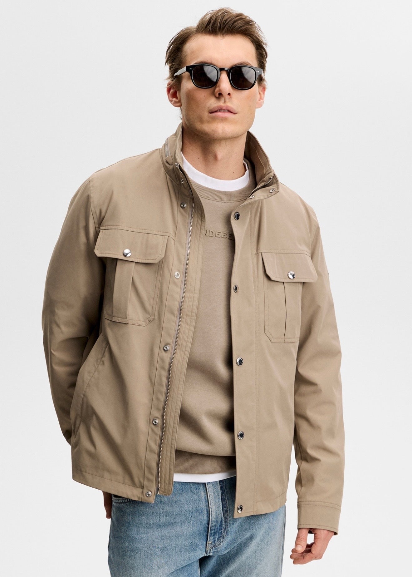 Bailey Recy Poly Jacket Brindle