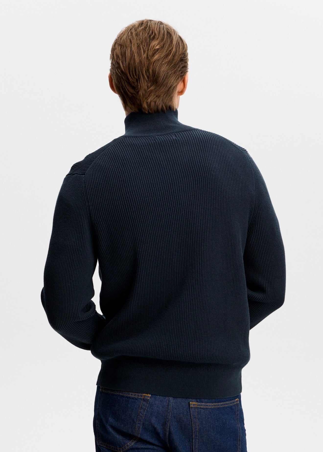 Alexis Full Zip Cardigan Navy