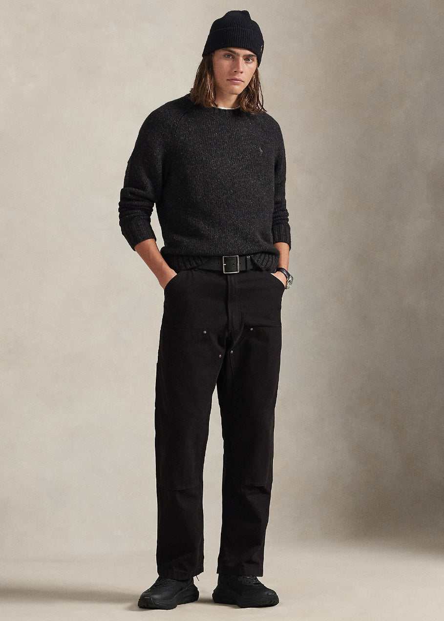 Marled Wool sweater Charcoal Marl