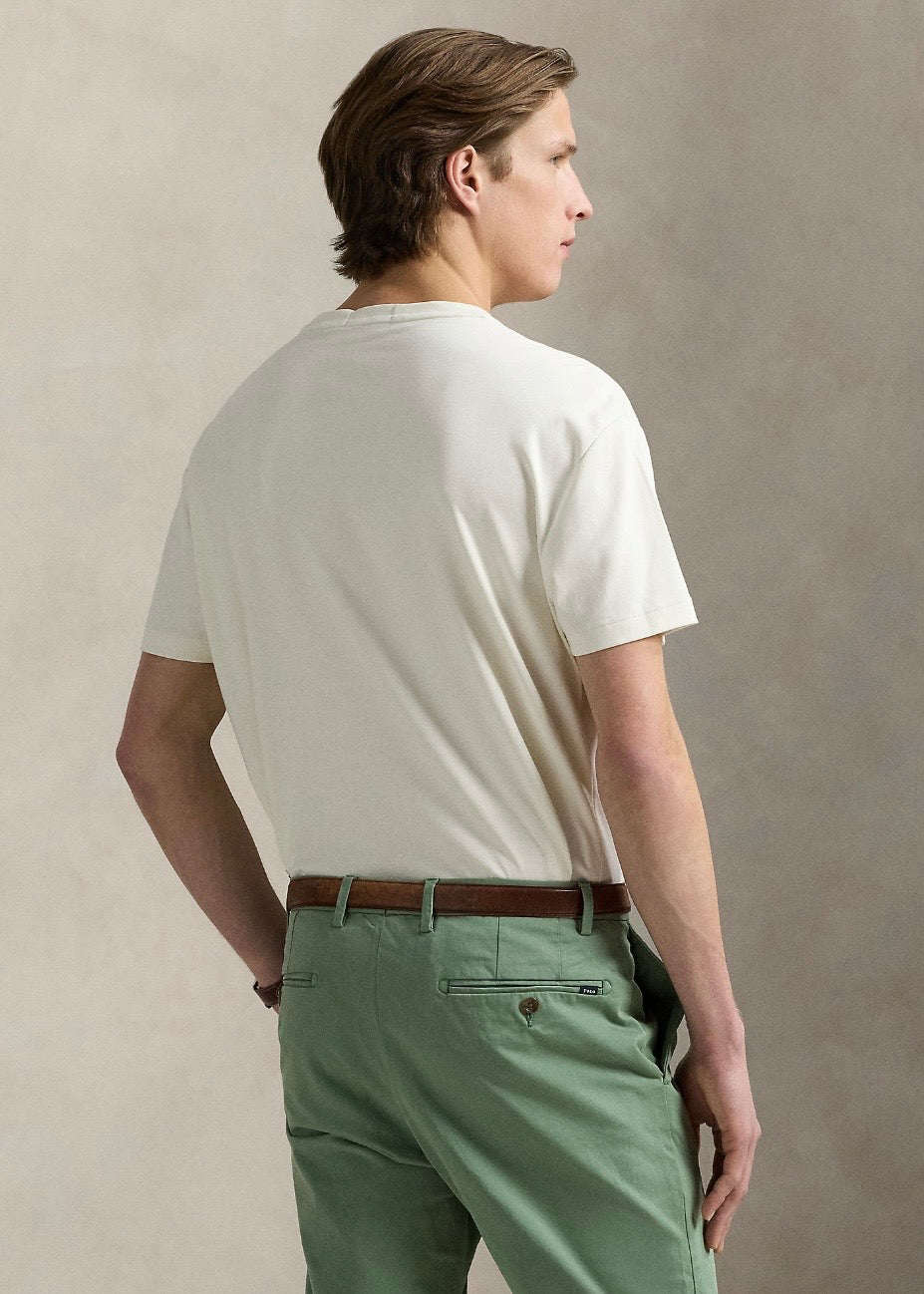 Soft Cotton T-shirt Pale Cream