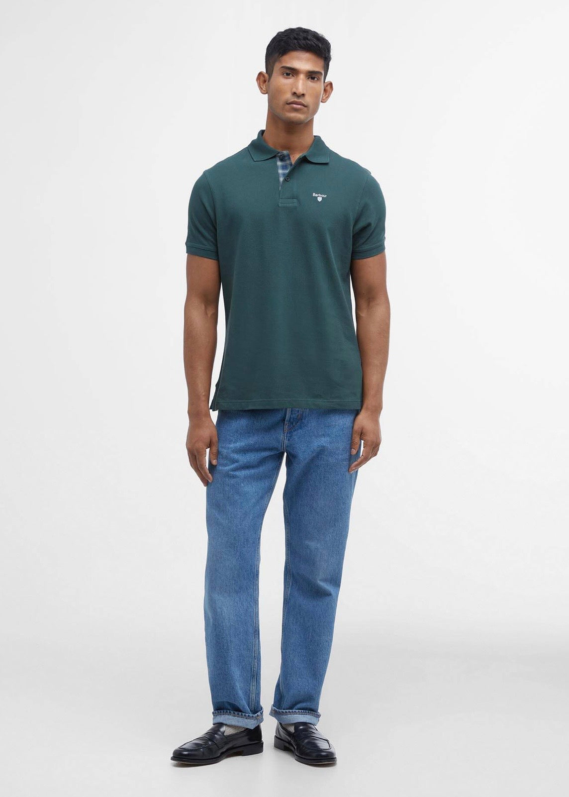 Tartan Polo Pique Green Gables