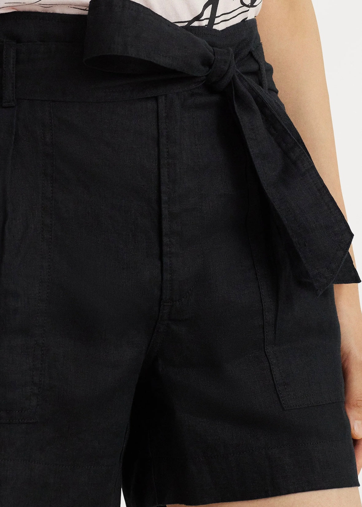 Polo Ralph Lauren Linen shorts - Black