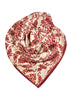 Cotton-Viscose Scarf Red