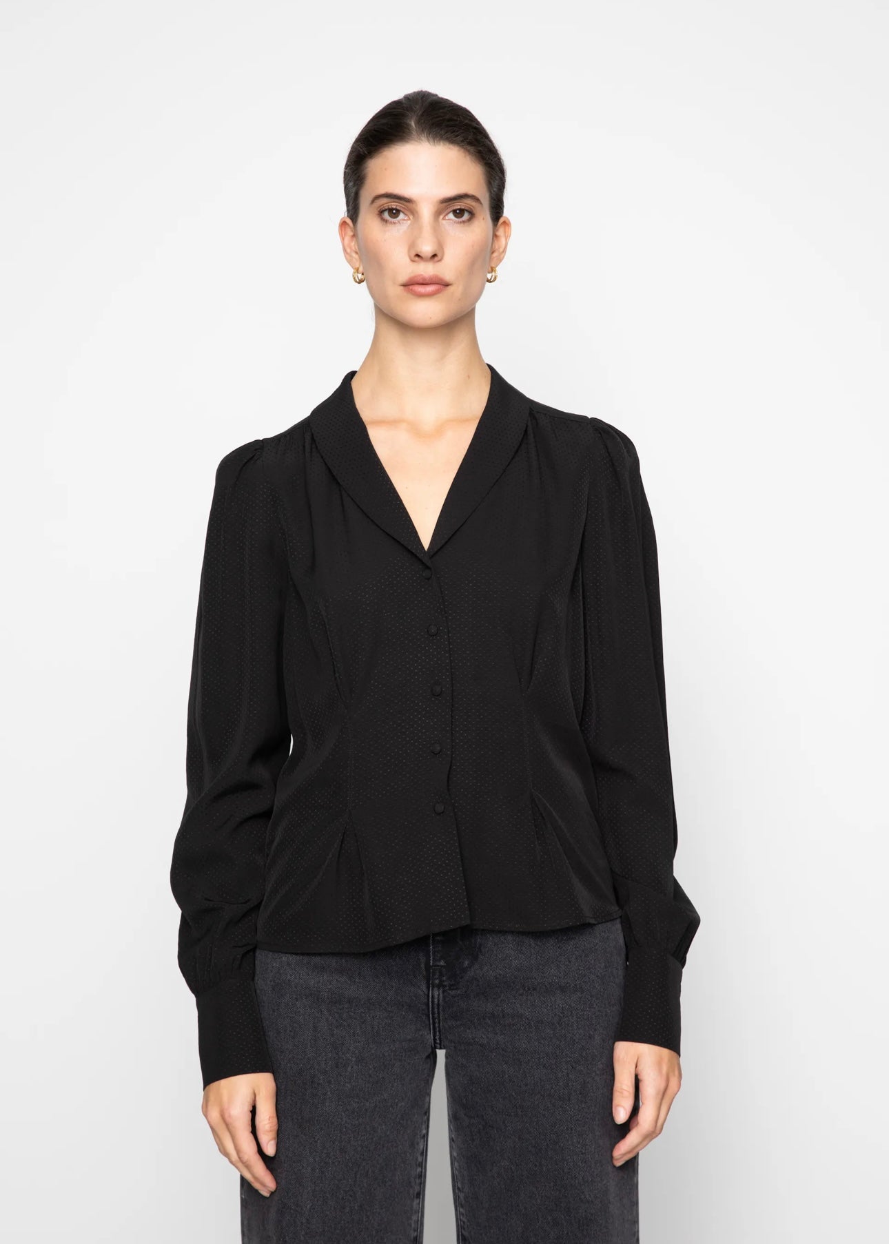 Camilla Pihl Ylva blouse - Black