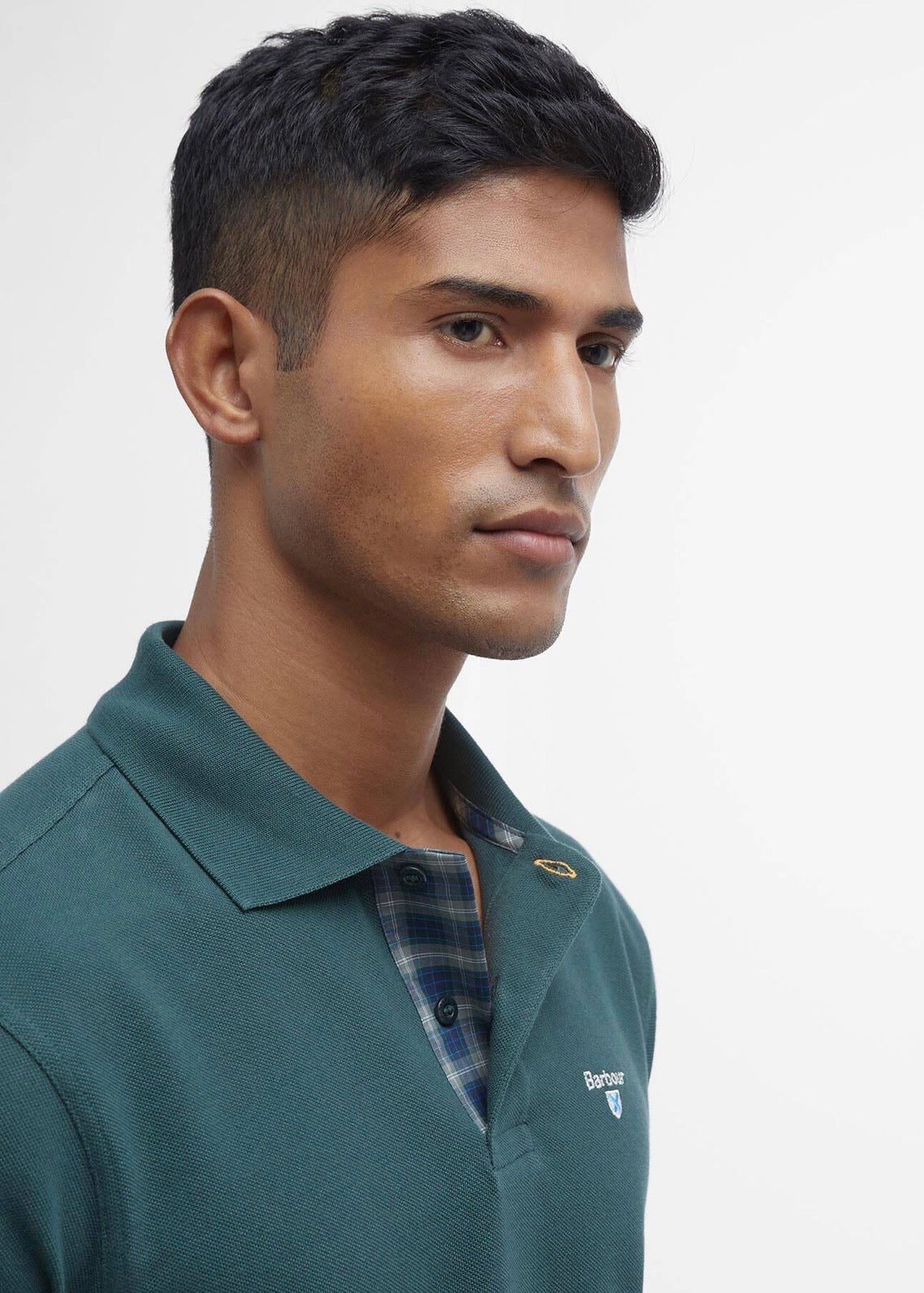 Tartan Polo Pique Green Gables