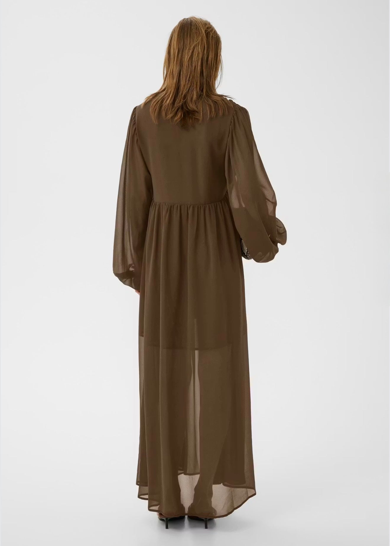 Darly Long Dress Rain Drum