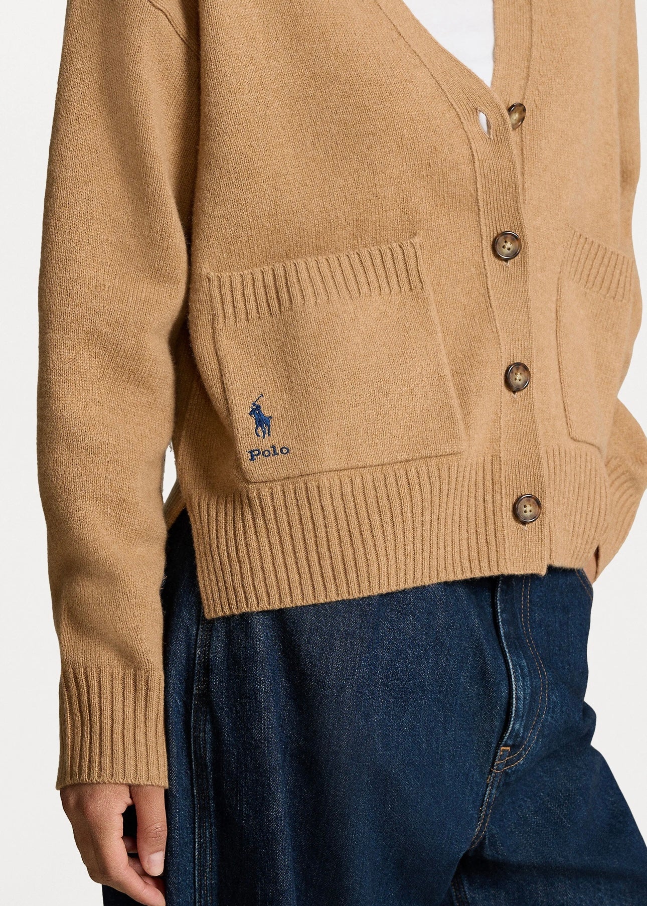 Polo Ralph Lauren Wool cardigan - Camel Melange