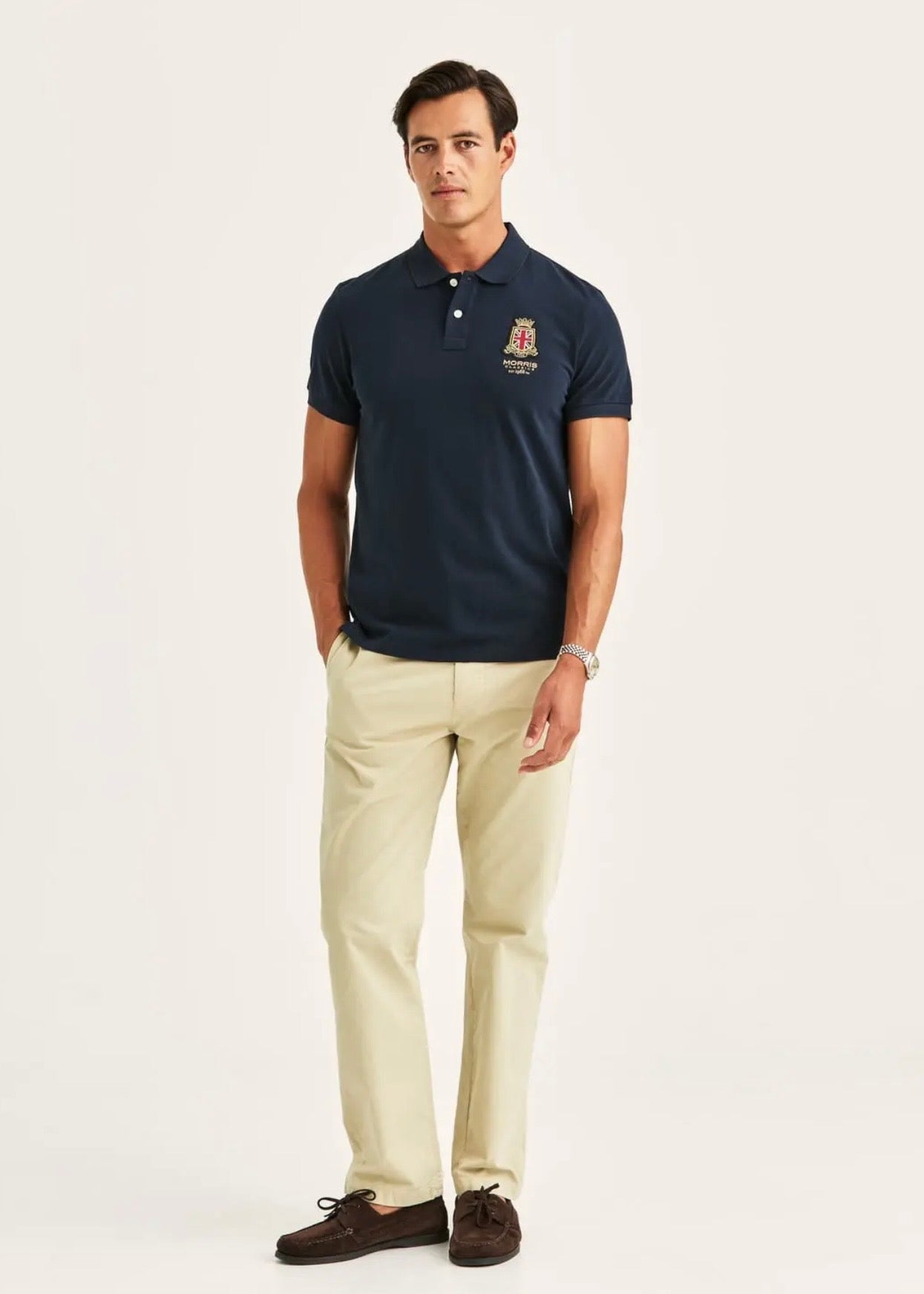 Barton Pique Shirt Old Blue