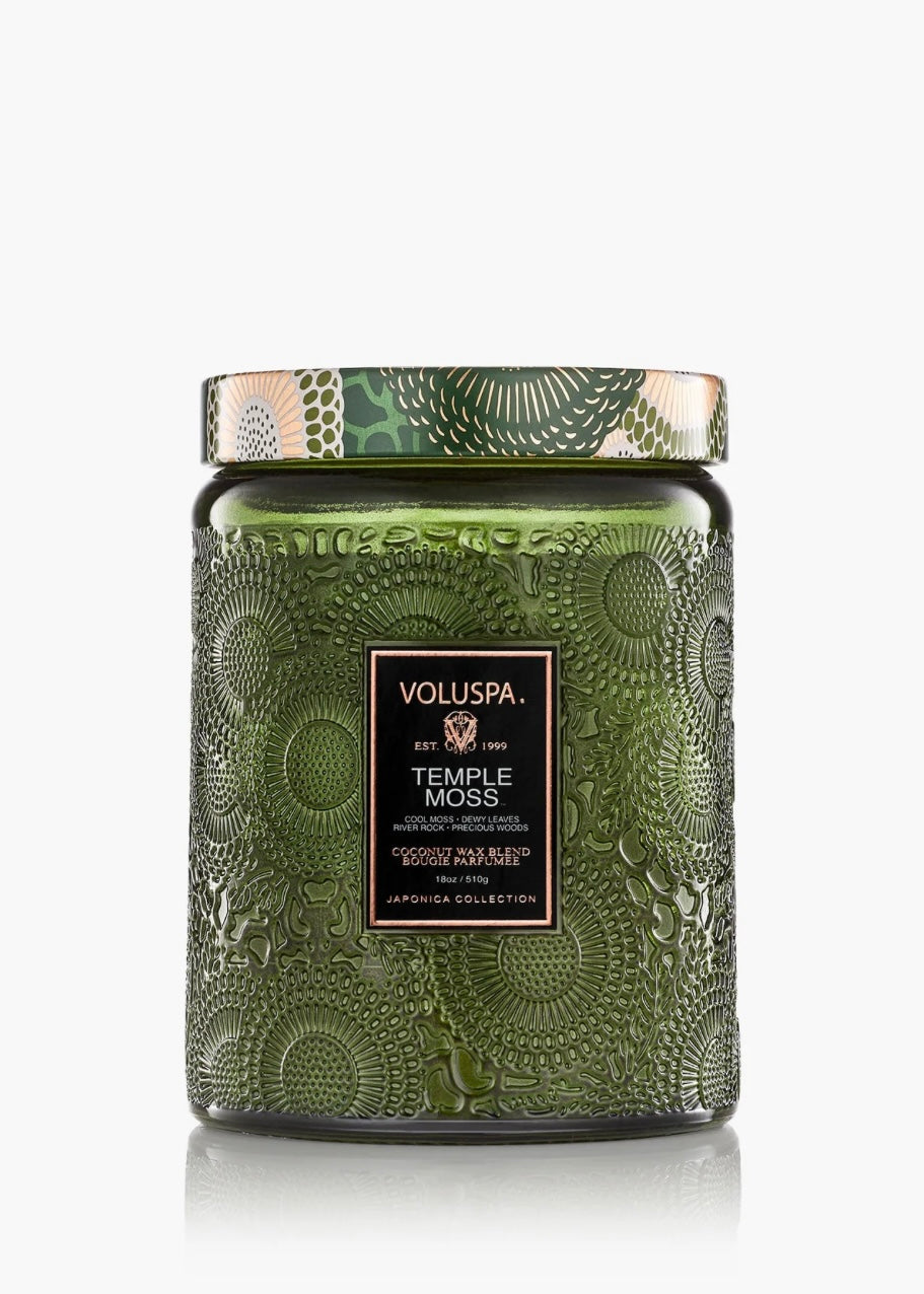 Large Jar Temple Moss