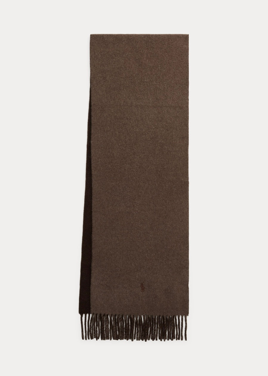 Fringe scarf Nutmeg/Brown