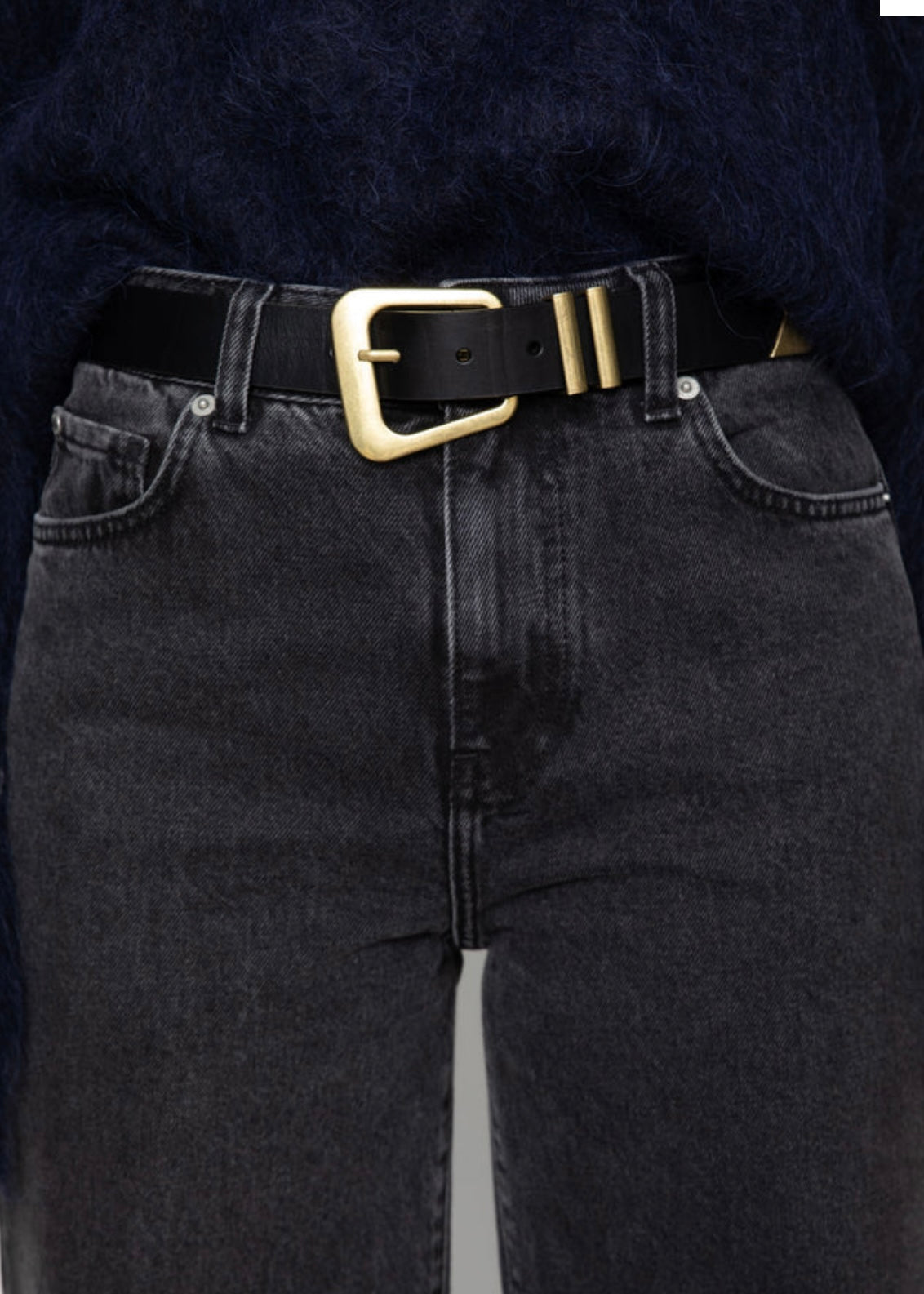 Camilla Pihl Bennett belt - Black Gold