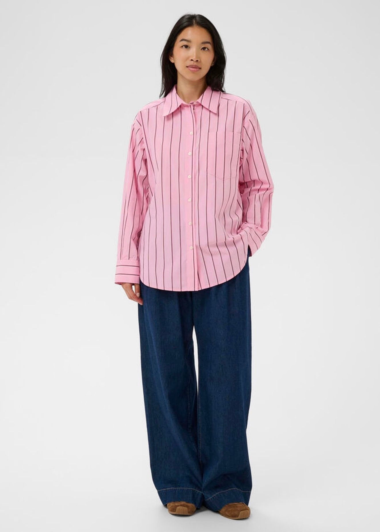 Anabella Shirt Pink Stripe