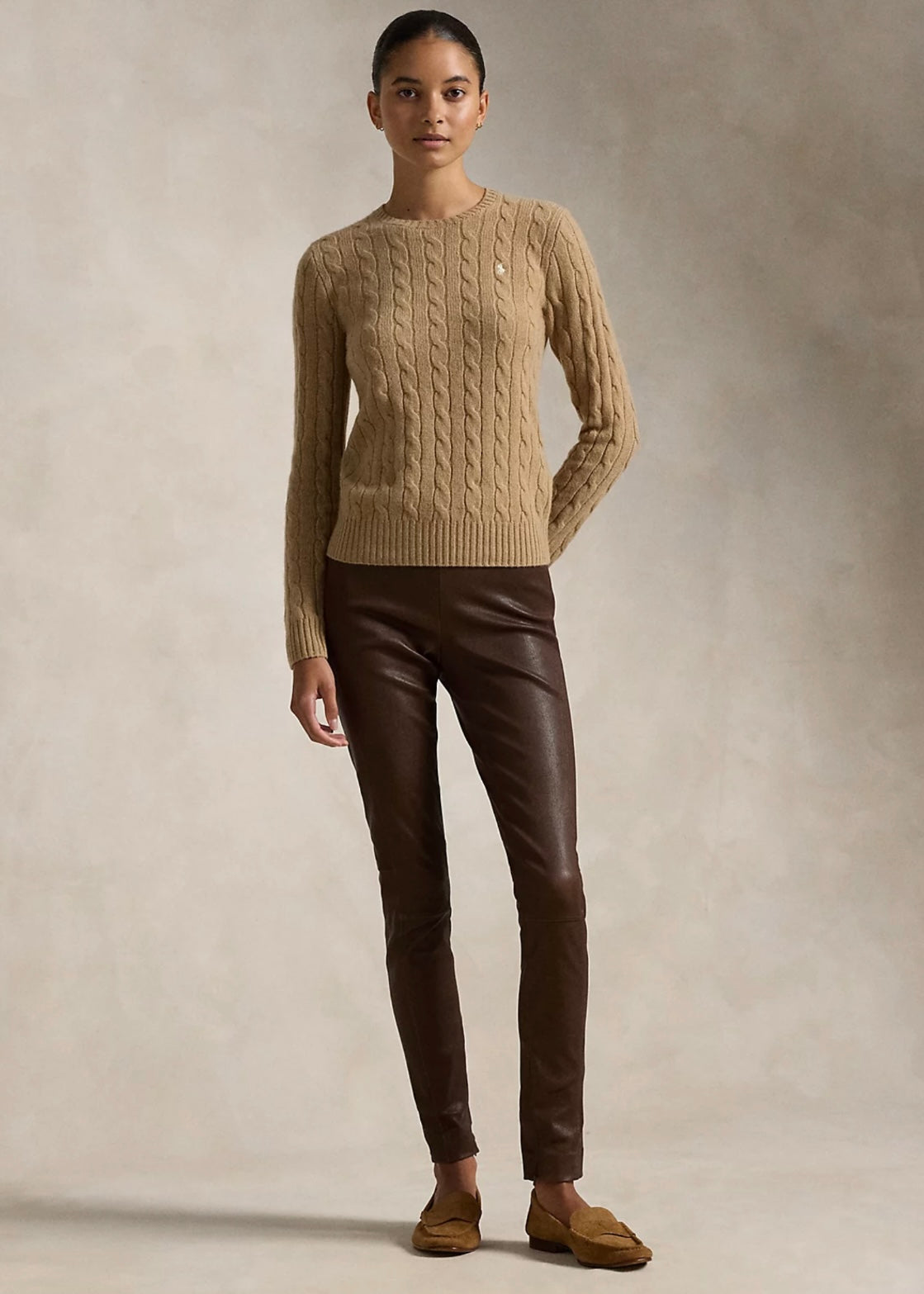 Polo Ralph Lauren Julianna sweater - Camel Melange