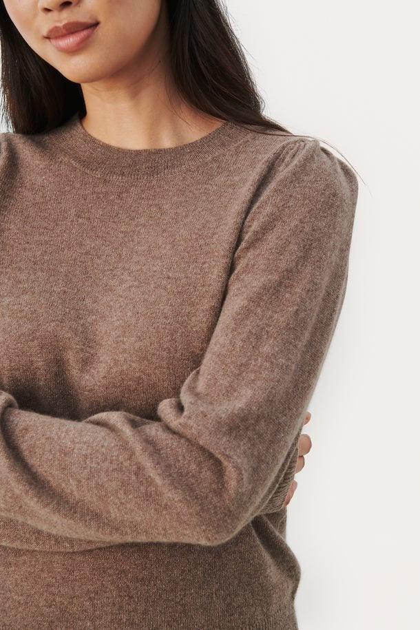 Part Two Evina sweater - Mink Melange