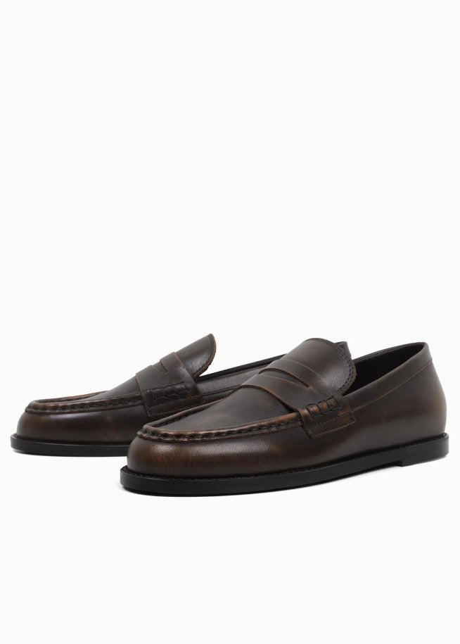 Belle Leather Dark Brown