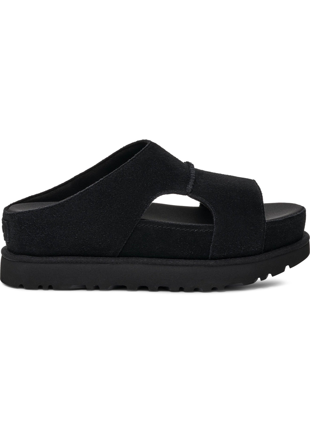 W Goldenstar Hi Cutout Slide Black