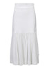 Lill Linen Skirt White
