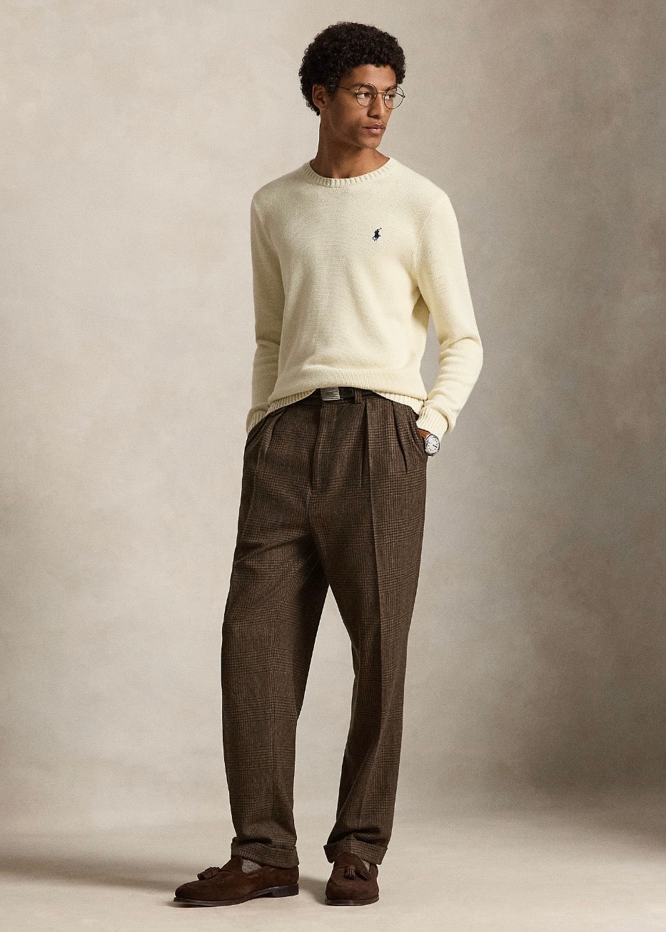 Cotton Crewneck Sweater Andover Cream