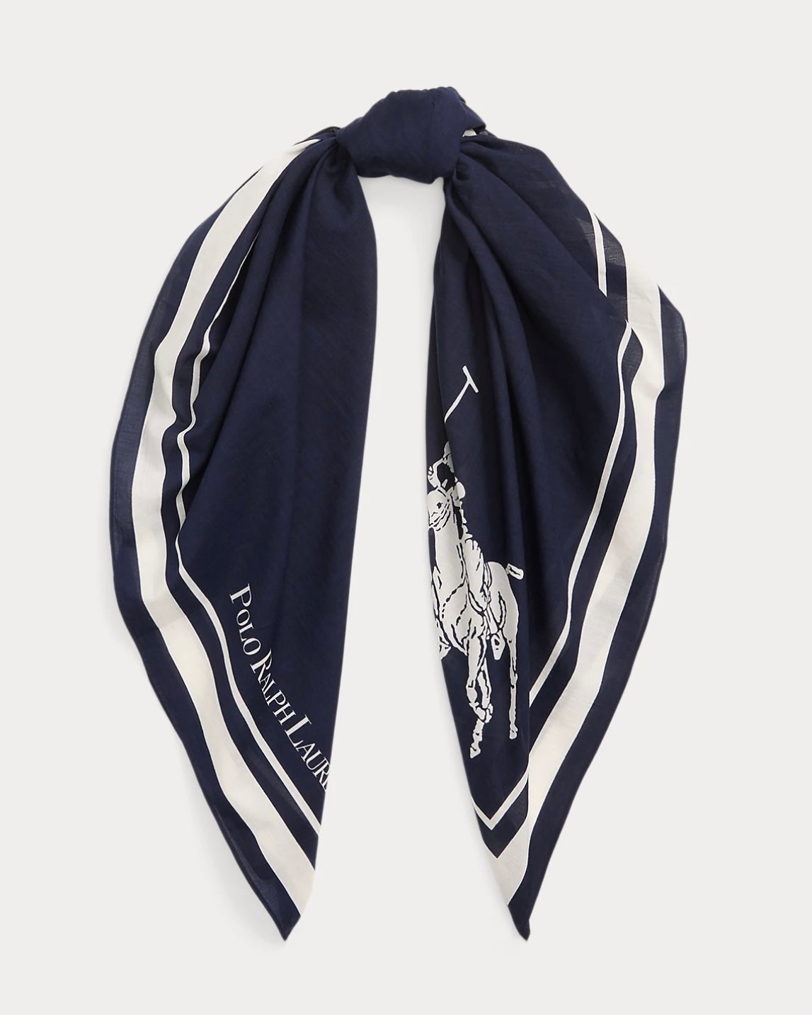 Polo Ralph Lauren Pony Square scarf - Cruise Navy