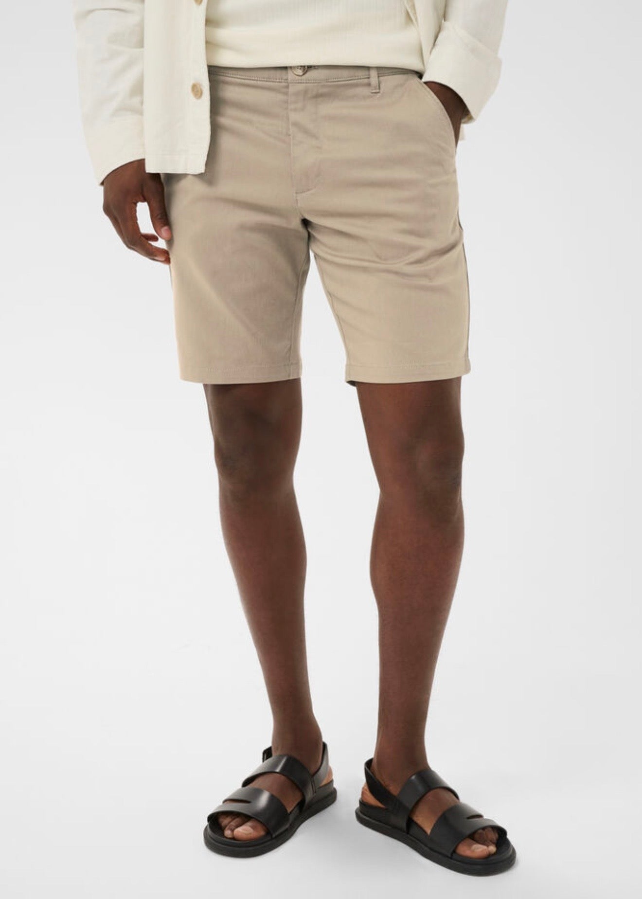 Thomas Shorts Plaza Taupe