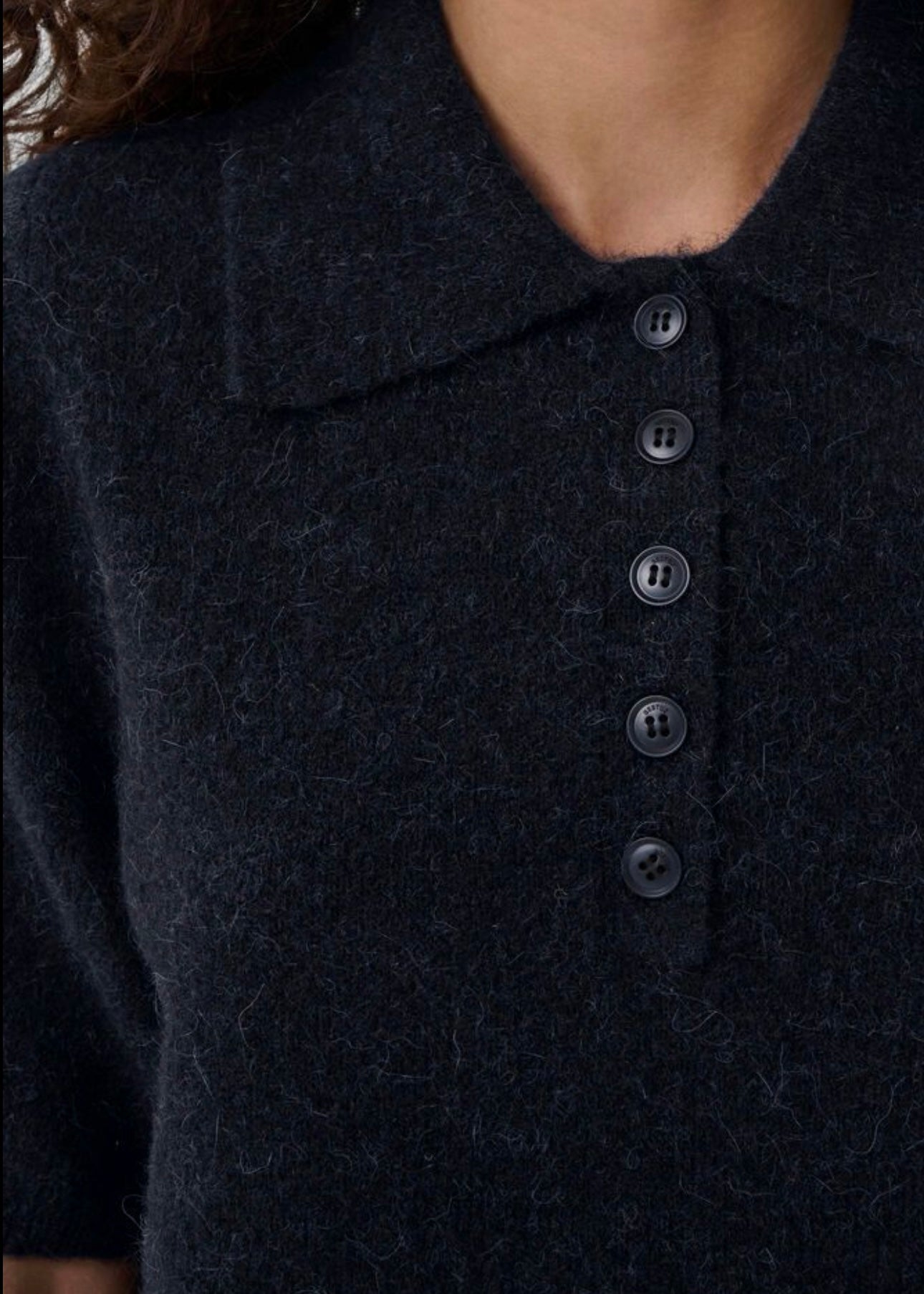 Alpha Polo Pullover Skycaptain Melange