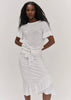 Lara Linen Tee White