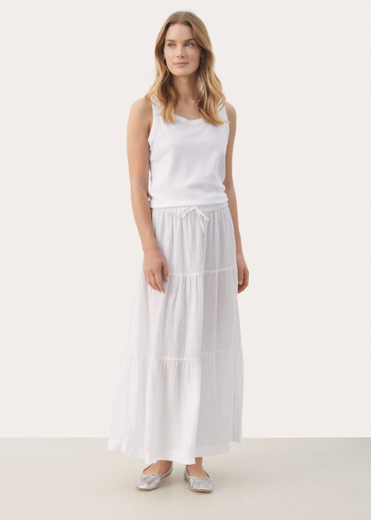 Part Two Getia skirt - Bright White