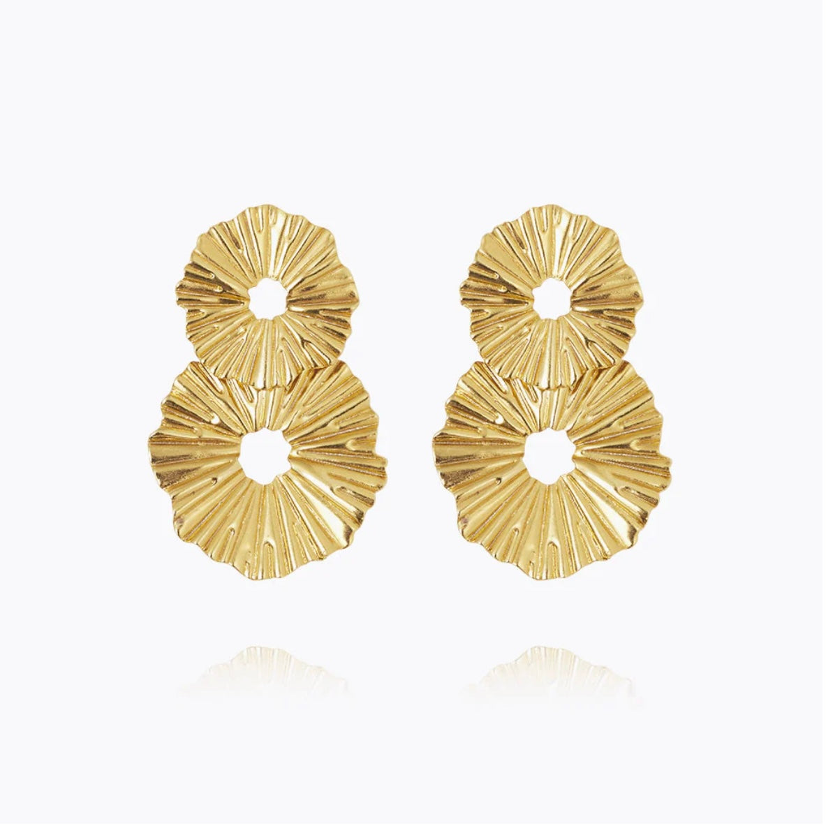 Caroline Svedbom Vassia earrings Gold Gold