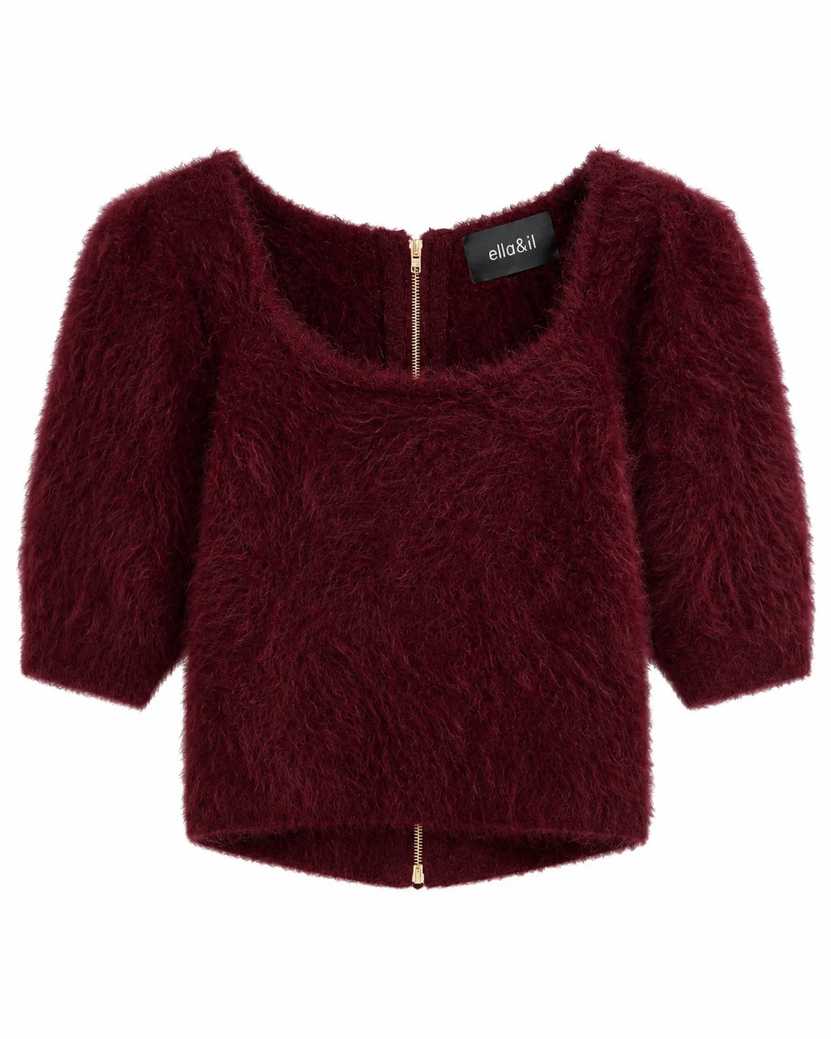 Antonia Chunky Tee Oxblood