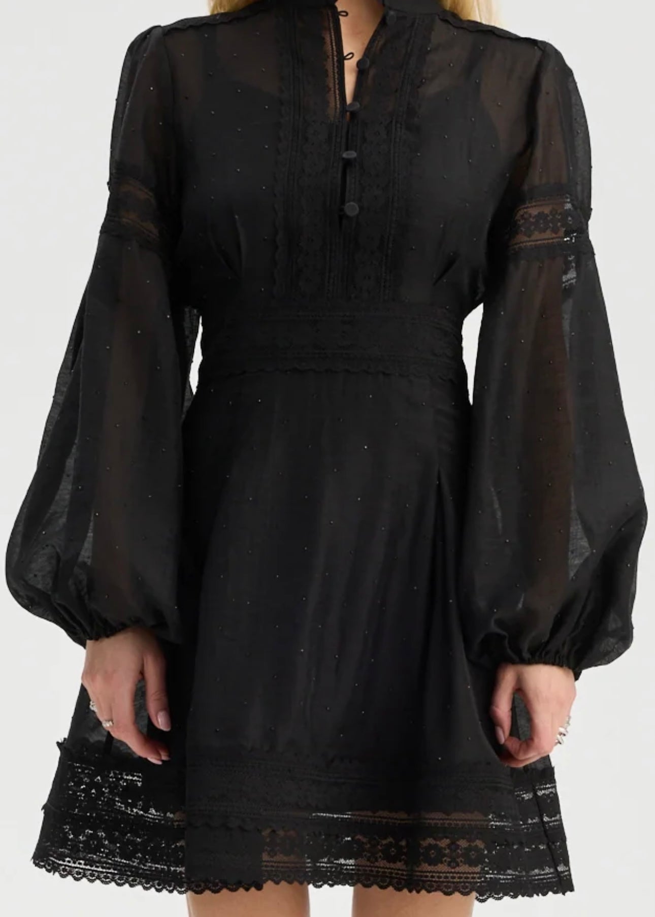Aliah Stone dress Black