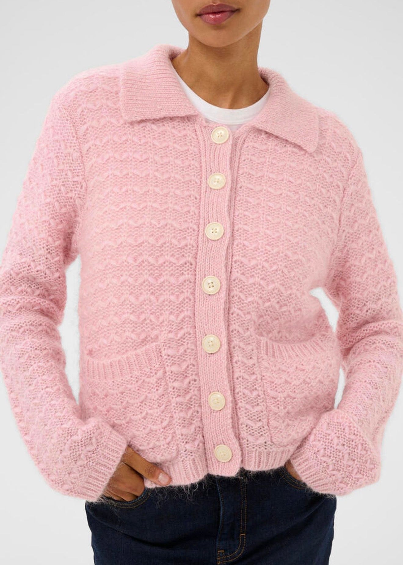 Zora Cardigan Orchid Smoke Melange