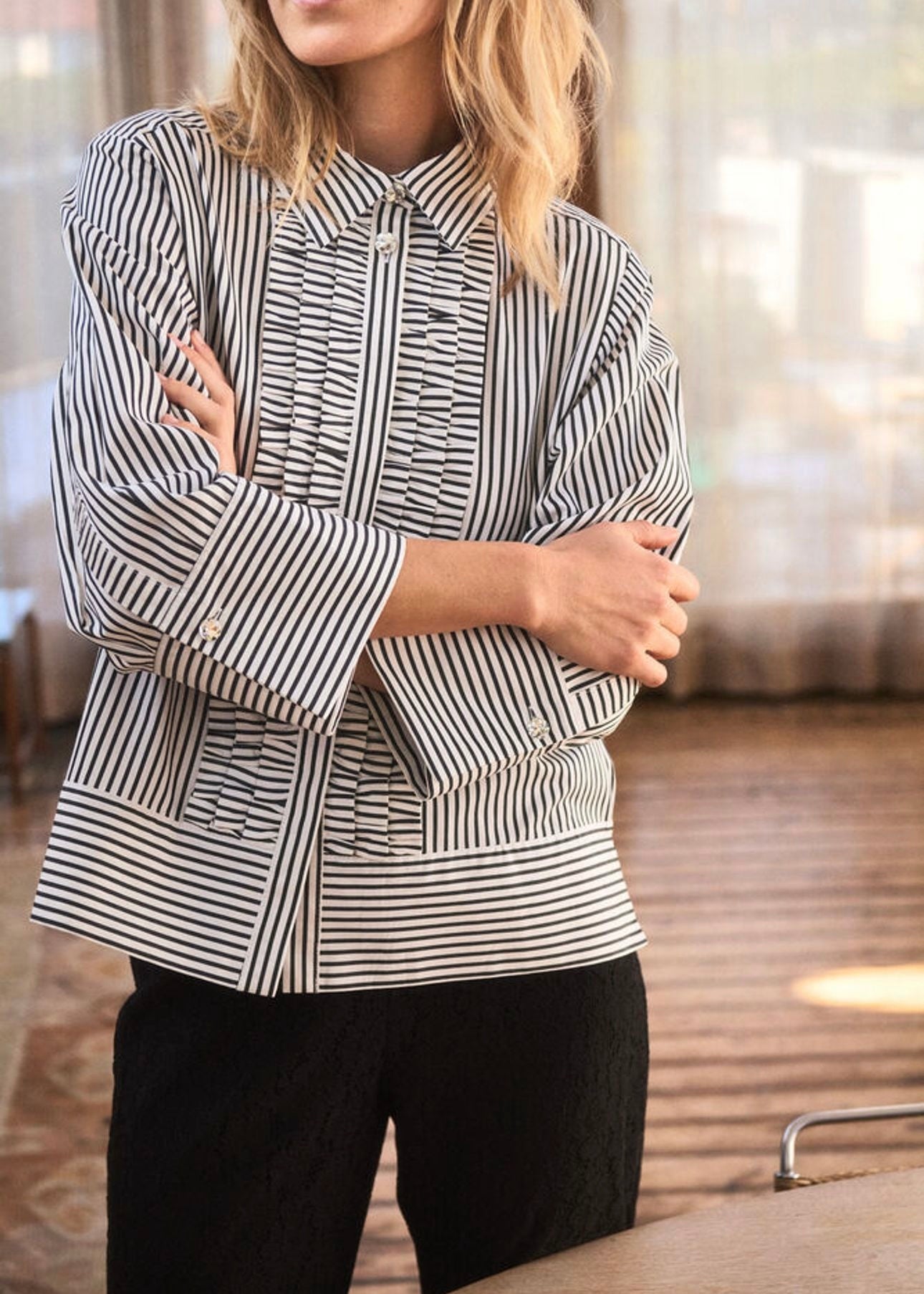 Vinny shirt Black Stripe