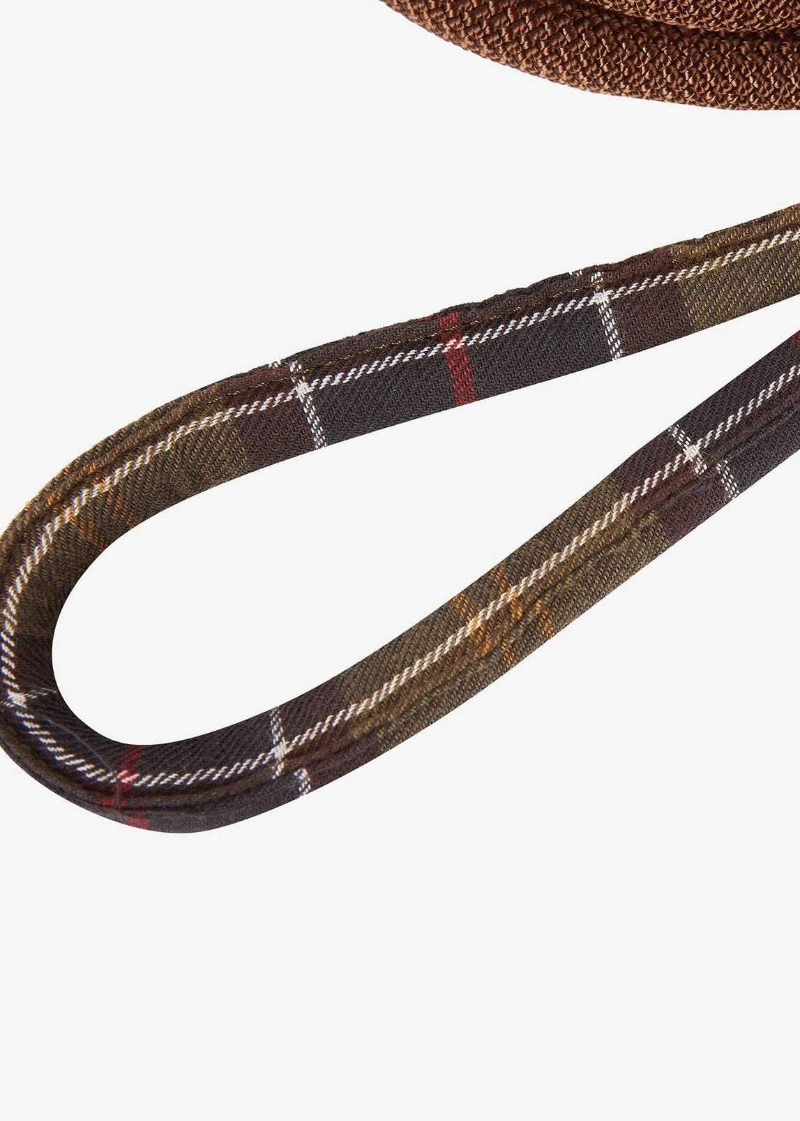 Tartan Trimmed Slip Dog Lead