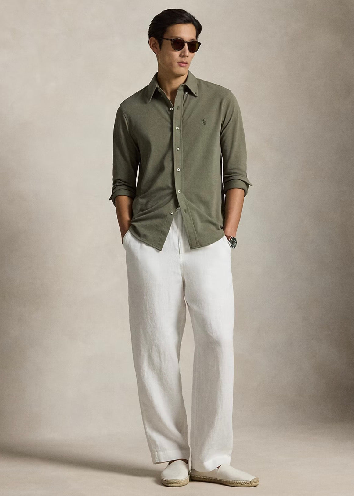 Featherweight Mesh Shirt Cruise Olive