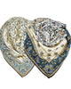 Wool-Silk Scarf Bluetones