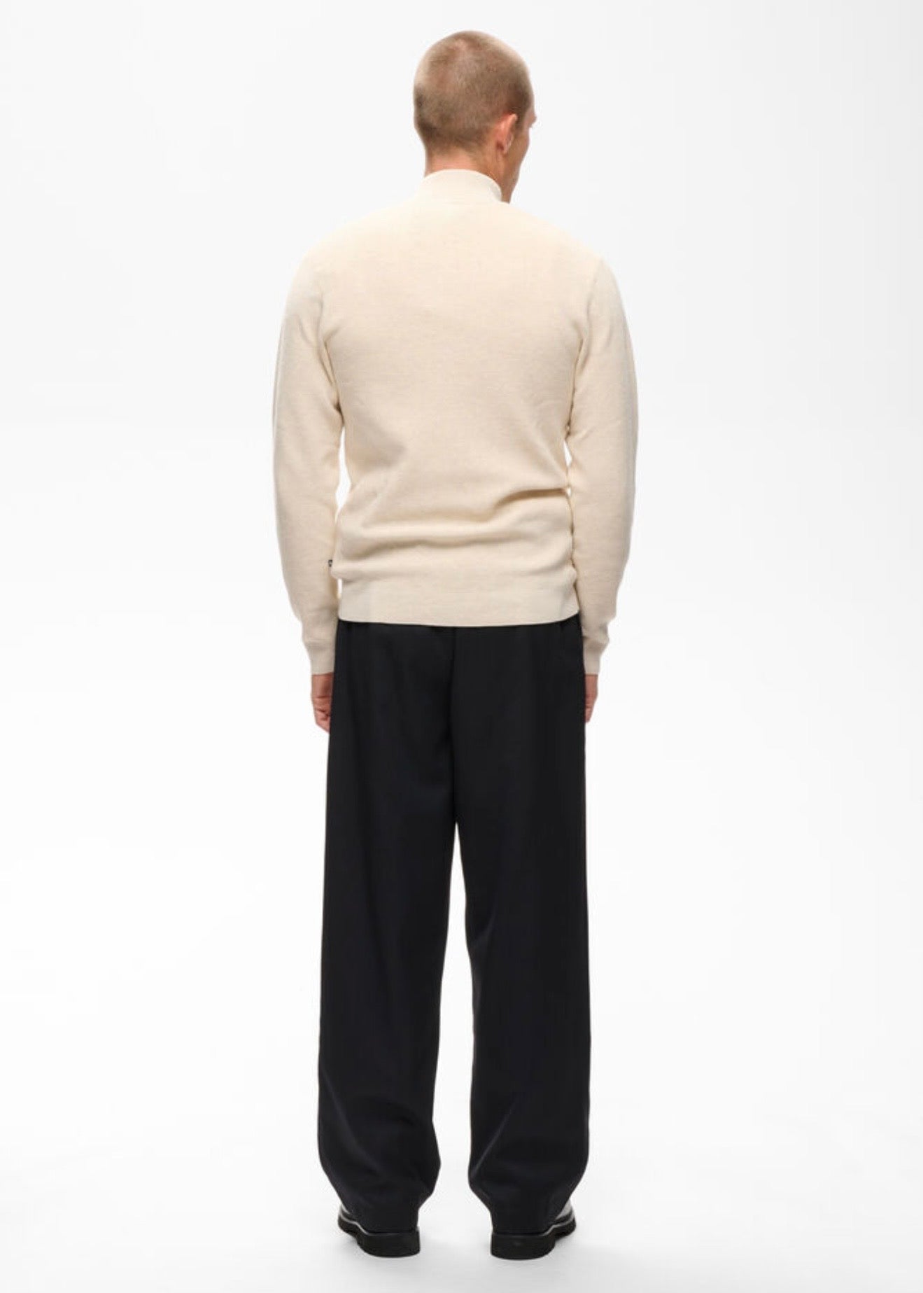 Lagoon Zip Oyster Gray Melange
