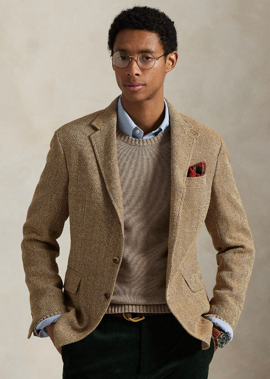 Cotton Crewneck sweater Bronze Melange
