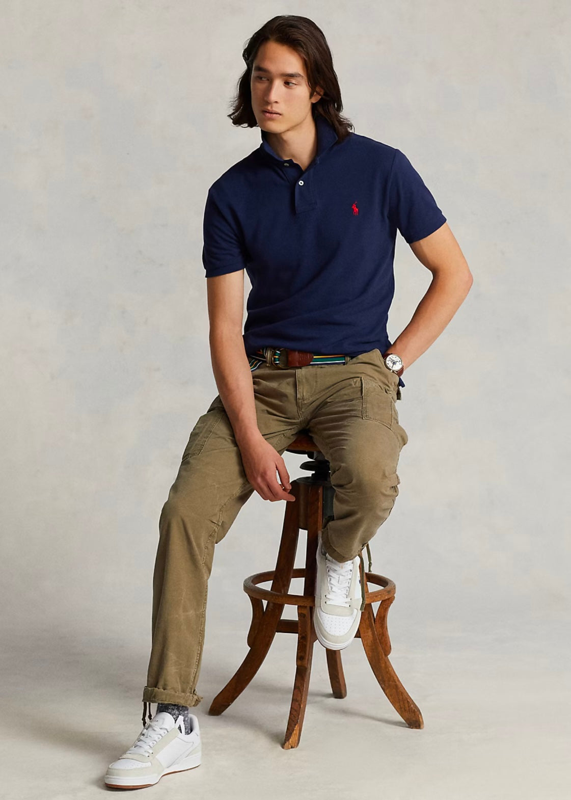 Polo Ralph Lauren pique - Newport Navy