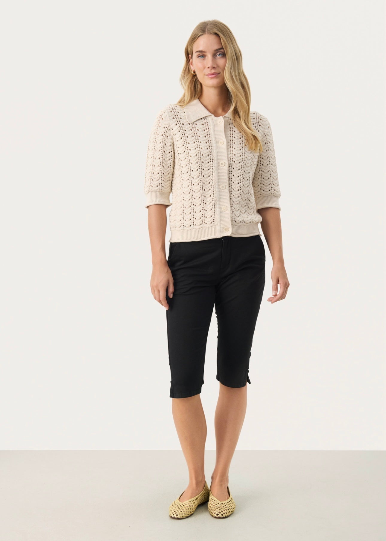 Part Two Rhoda cardigan - Whitecap Gray