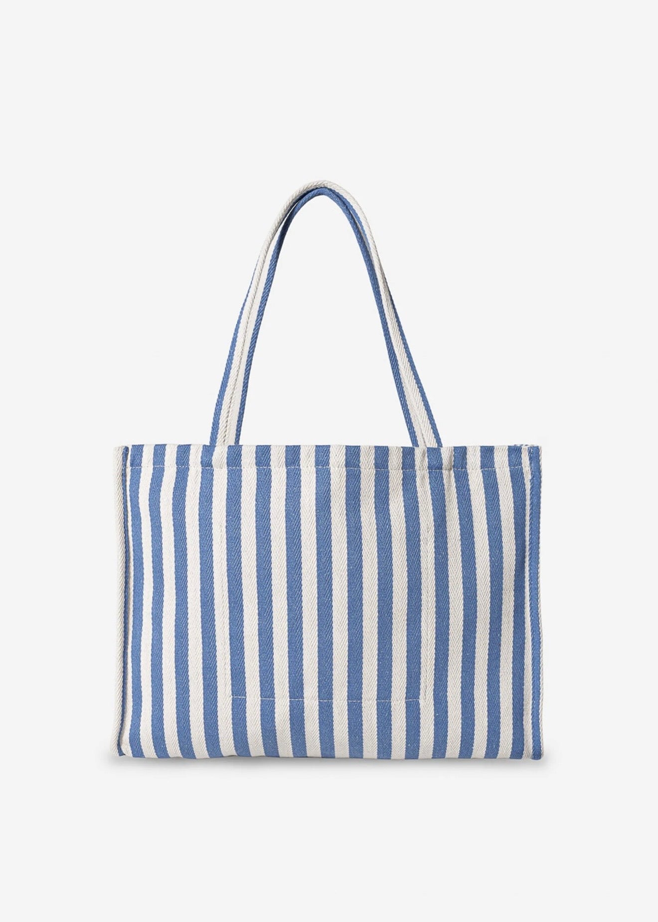 Ivy Tote Bag Blue Stripe