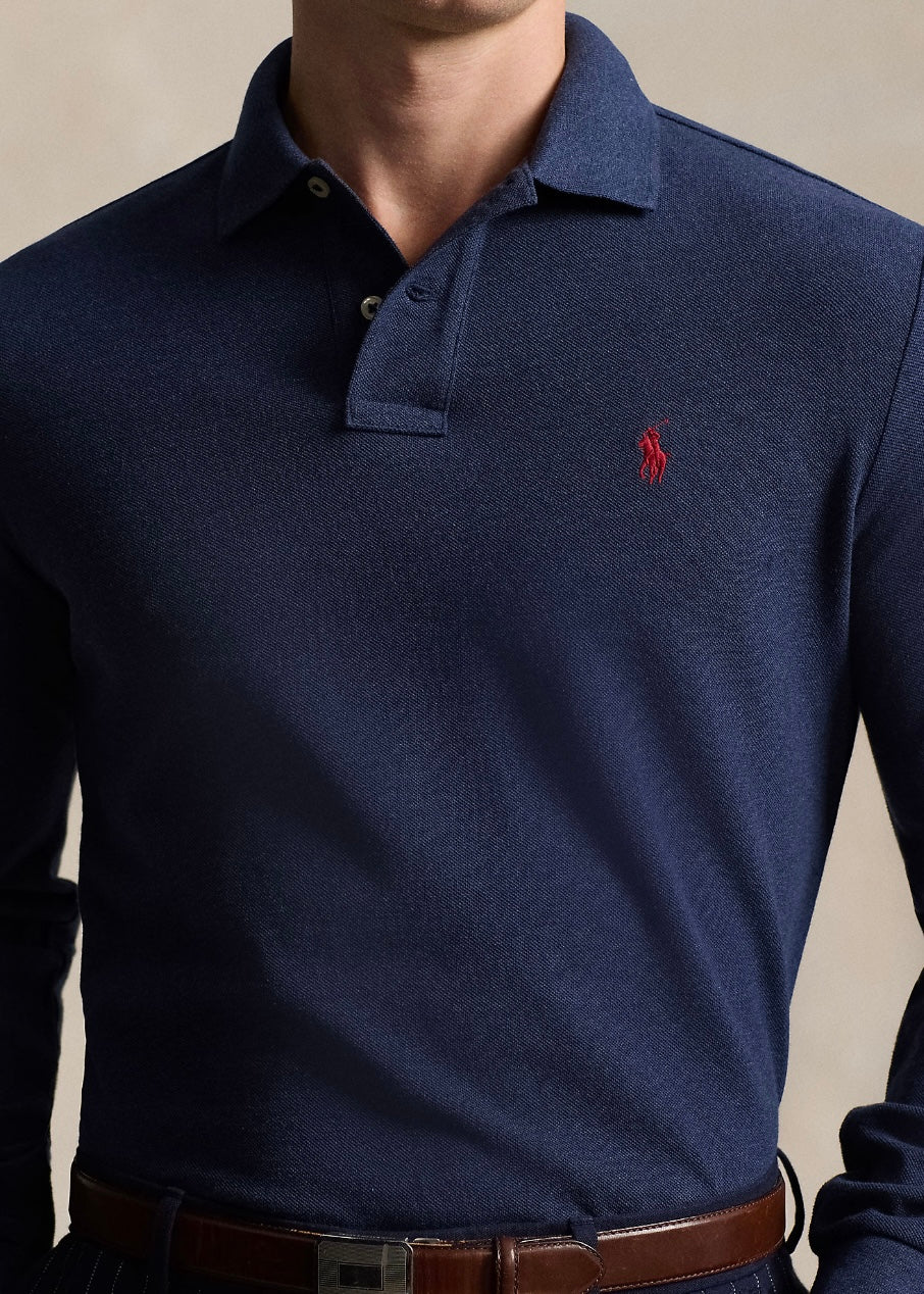 Mesh Polo shirt Spring Navy