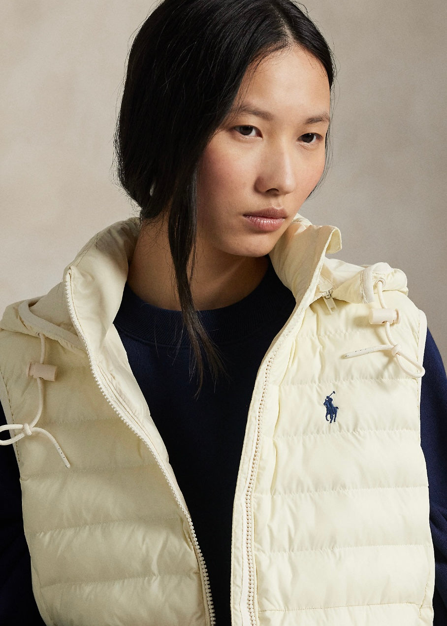 Water-Repellent vest Estate Cream