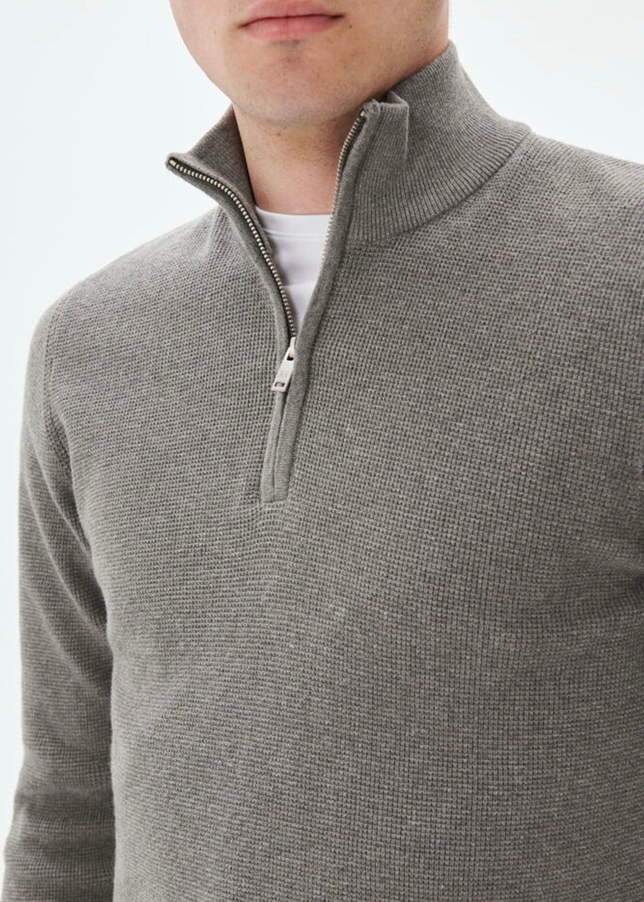Lagoon zip Medium Grey Melange