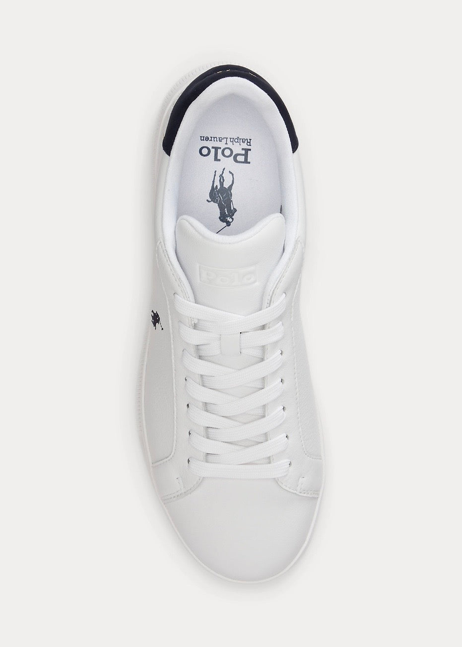 Heritage Court Leather Sneakers White