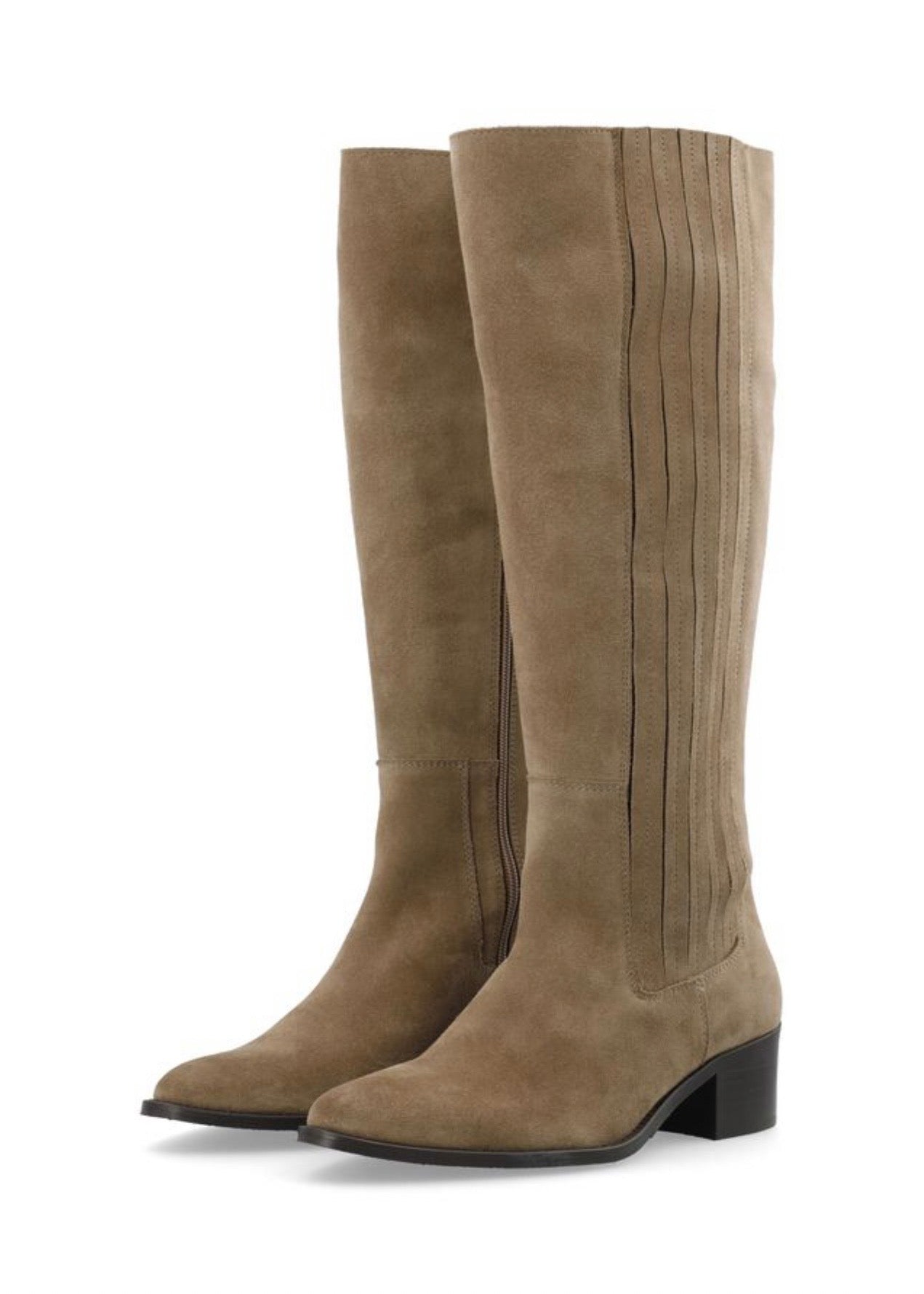 BIACarol Chelsea Knee High Suede Sand
