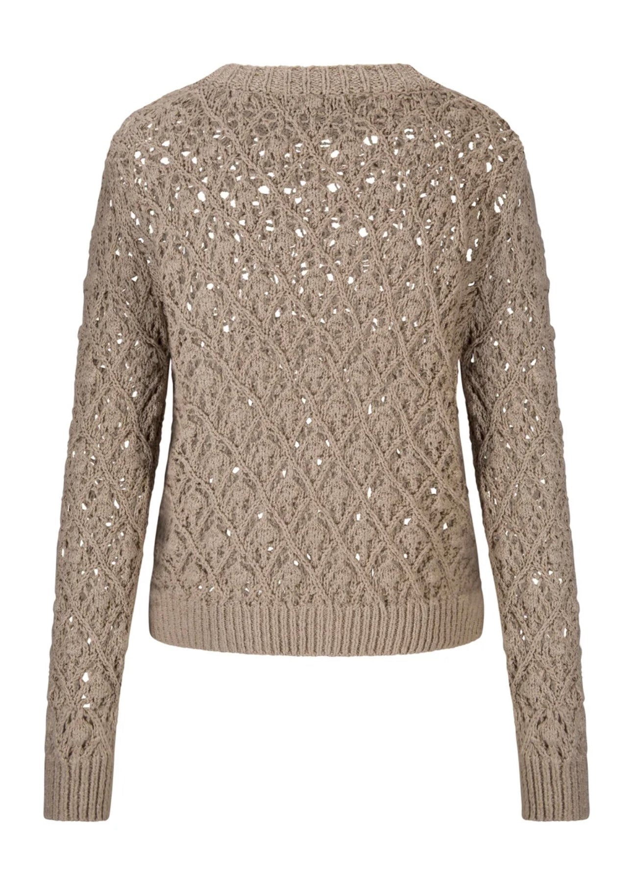 Ella&il Rio Cotton cardigan - Chickpea Beige
