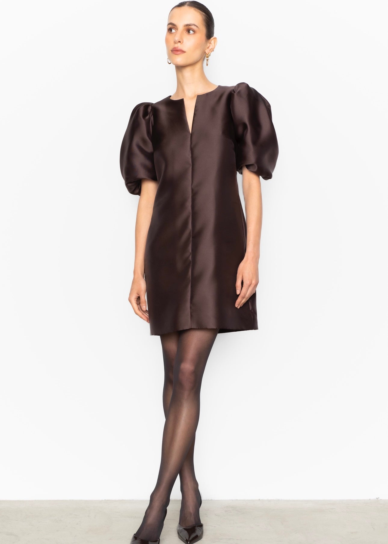 Rosie dress Dark Brown