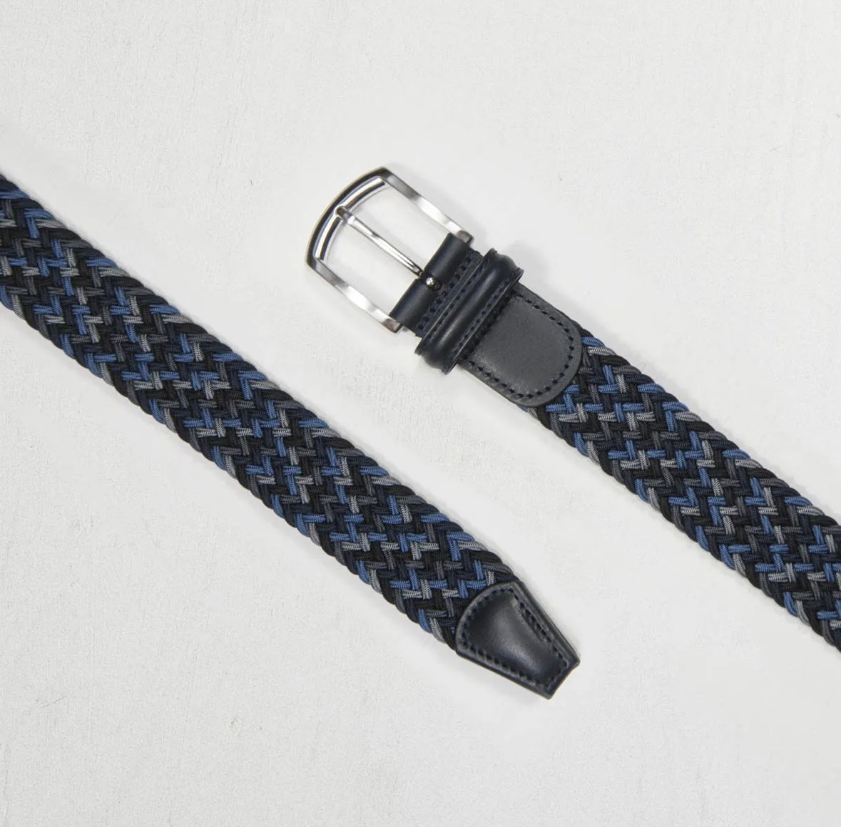 Elastic Belt Multi Blue